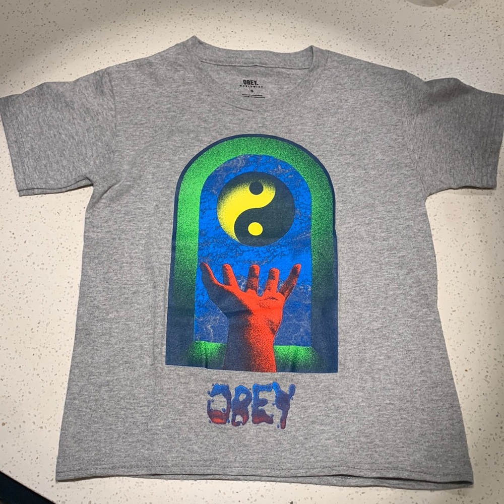 Obey cropped shirt